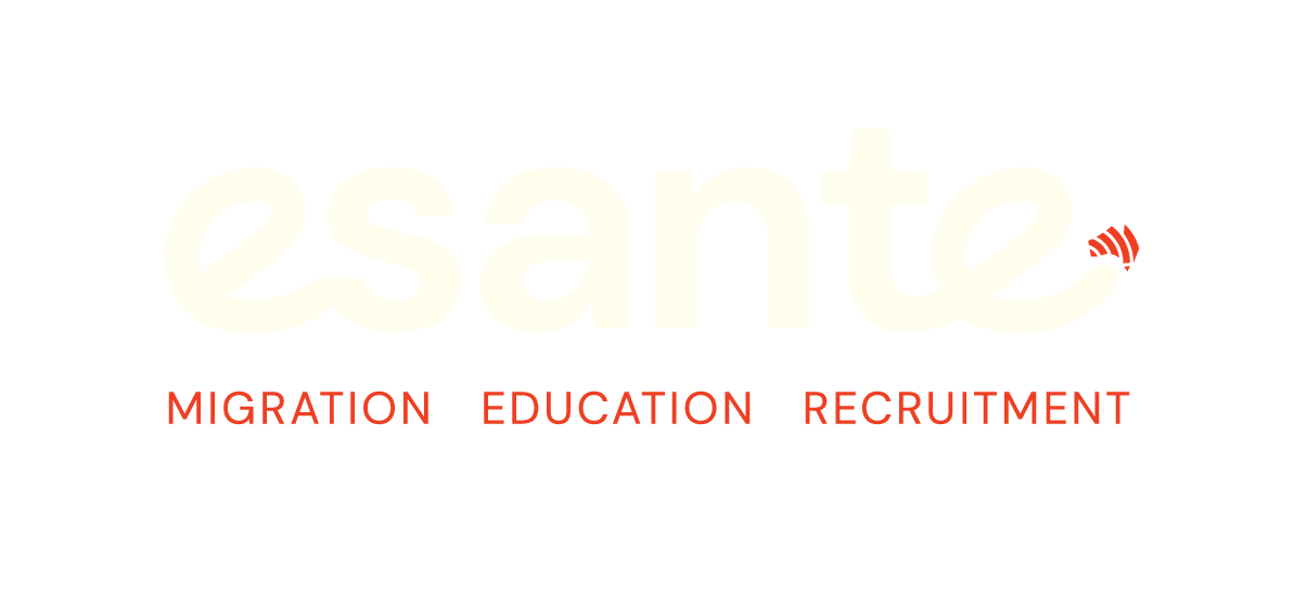 Esante Logo_tag_negative_orange_RGB